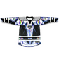 Super Future Infinite Drip Hockey Jersey by Drip Drop Labs, featuring vibrant design and sports-inspired style.