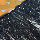 Drip Drop Labs Thunderfly Galactic Pashmina scarf featuring vibrant galaxy-inspired patterns and soft, luxurious fabric.