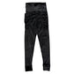 Velvet leggings by Drip Drop Labs featuring a soft, luxurious fabric in a close-up view of the stylish, fitted legwear.
