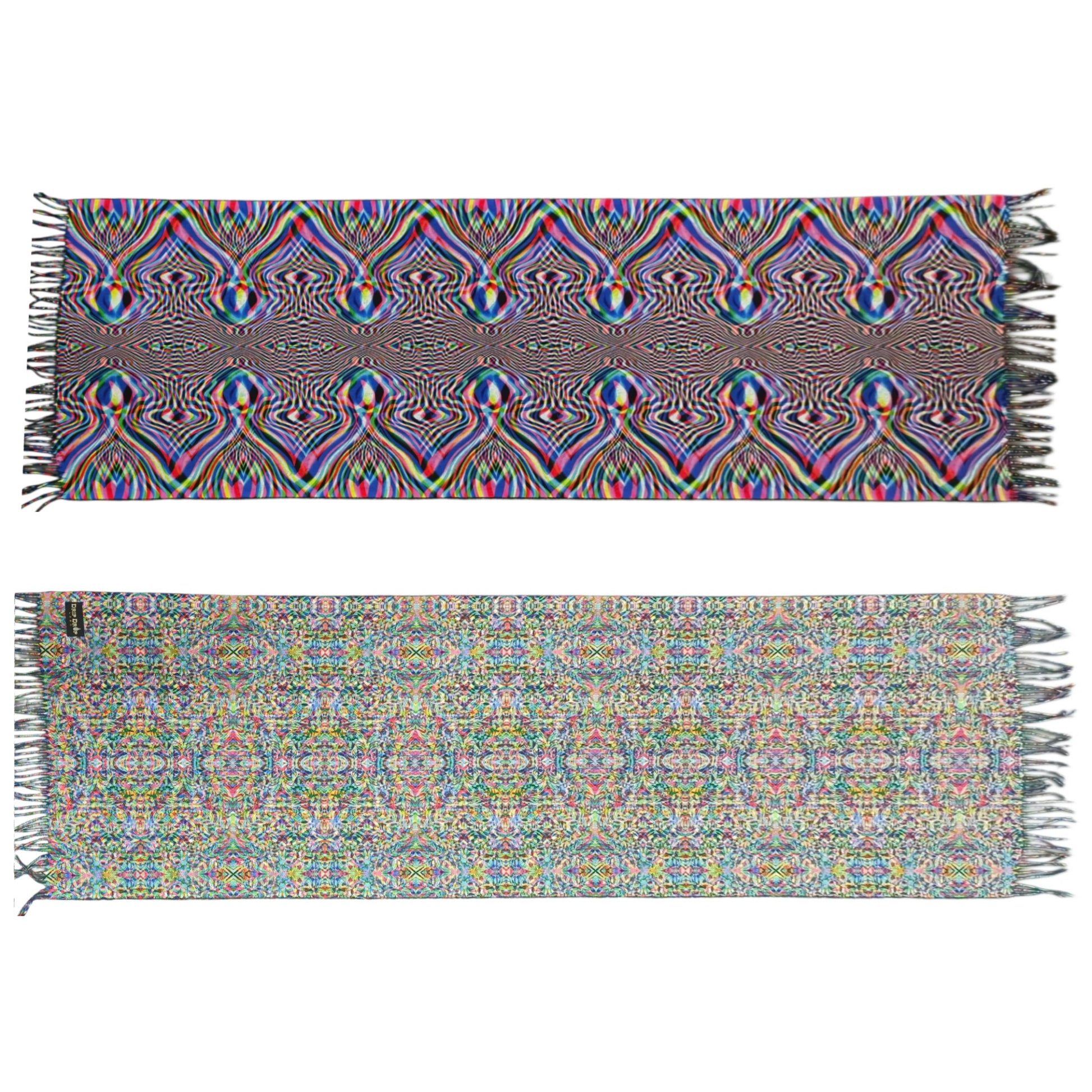 Drip Drop Labs Vibrationz Pashmina scarf with soft fabric and vibrant color, stylish accessory for casual or formal wear.