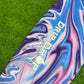 Drip Drop Labs Waves parachute pants in lightweight fabric with a relaxed fit and wave pattern design.