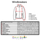 White chromatic drip zip-up hood windbreaker by Drip Drop Labs, showing the lightweight wind-resistant jacket with hood and front zipper.