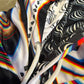 Drip Drop Labs Super Future Split hooded baseball jersey with contrasting sleeves and bold design, casual sportswear for men.