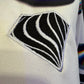 White athletic hoodie by Drip Drop Labs from the Super Future collection, featuring a casual fit and soft fabric.
