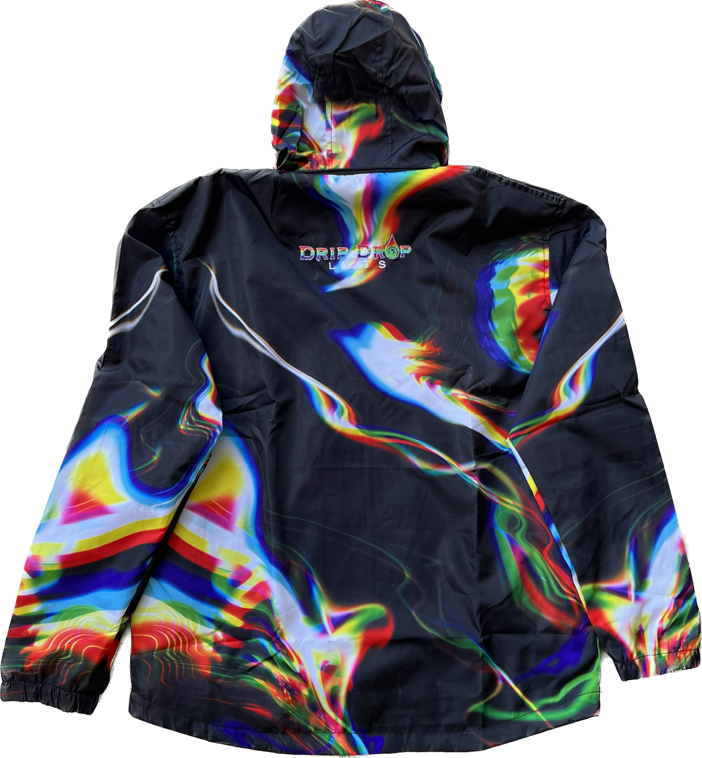 Chromatic Drip - Zip Up Hood Windbreaker