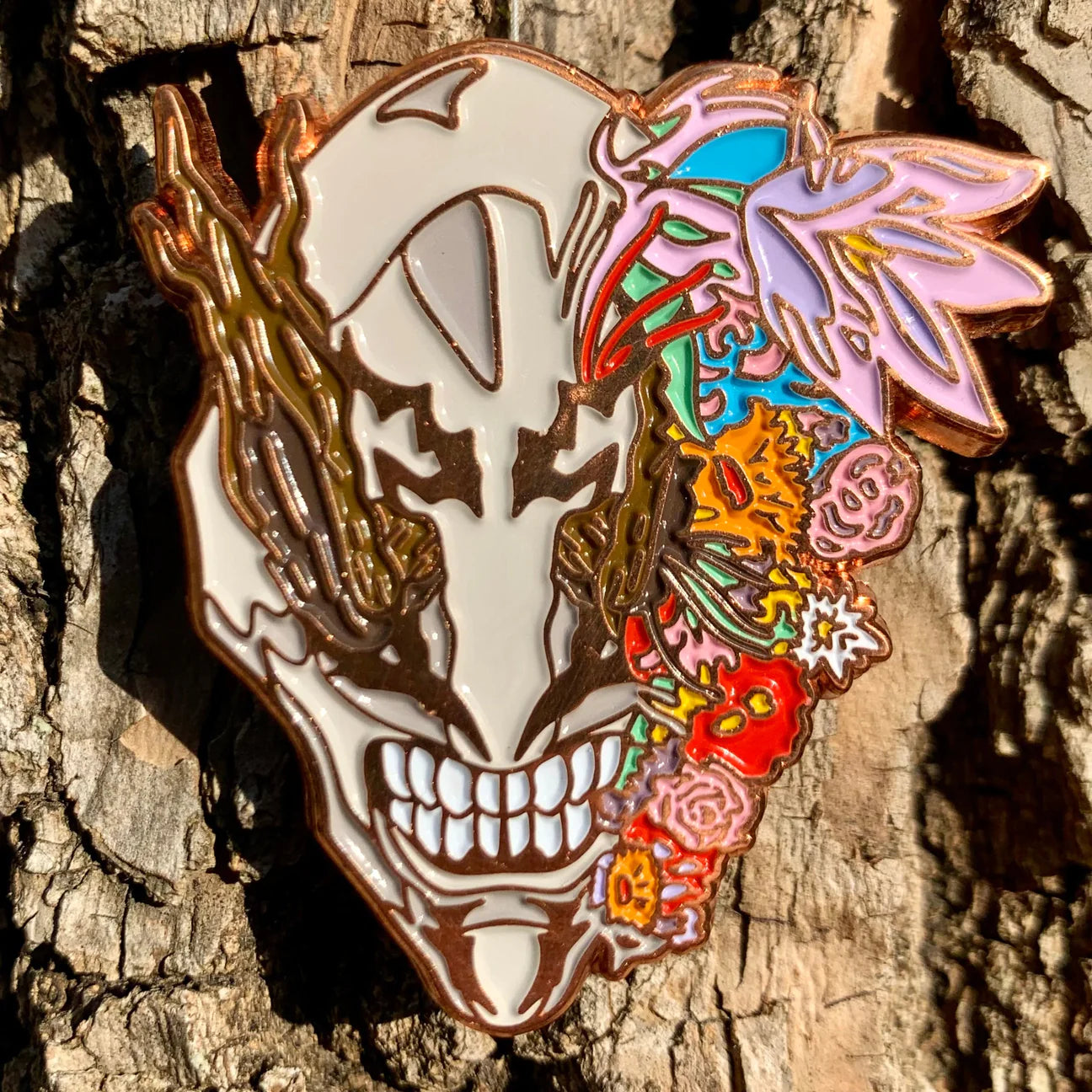 Set of Creating Hanami pins by Kingdesigns26 featuring cherry blossom and traditional Japanese motifs on enamel pins.
