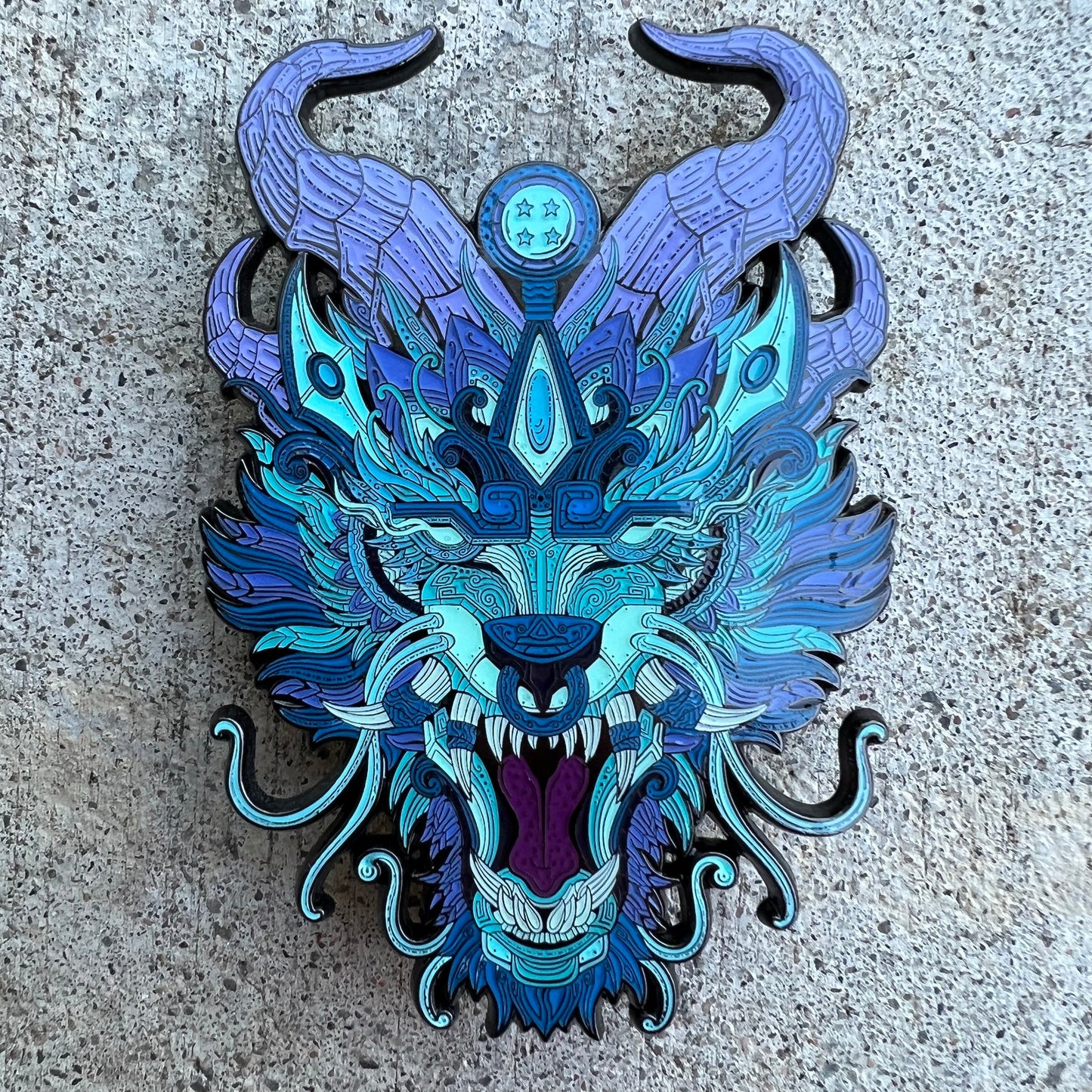 Kingdesigns26 Rock the Dragon pins featuring detailed, collectible enamel designs inspired by the iconic anime character.