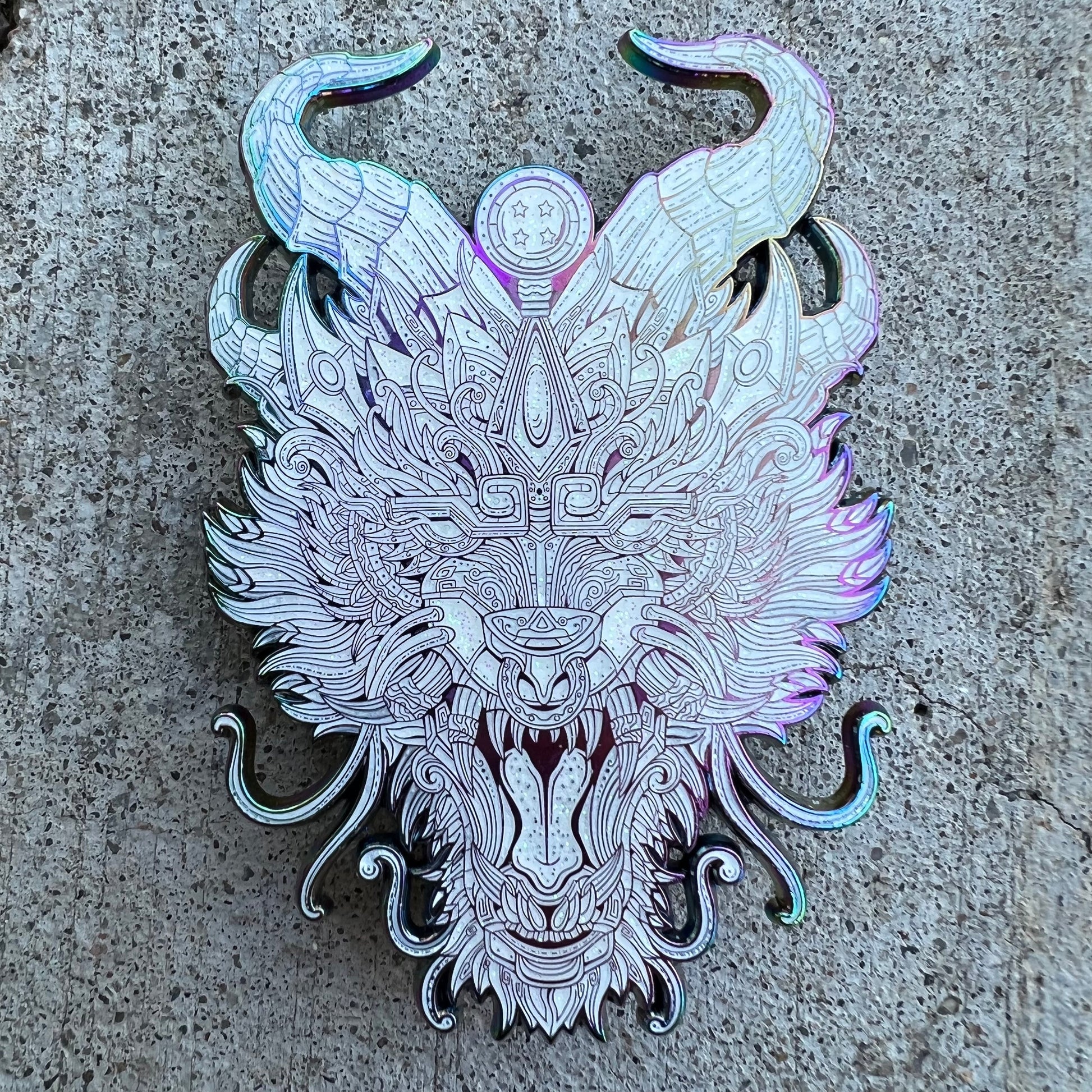 Kingdesigns26 Rock the Dragon pins featuring vibrant, detailed dragon designs on metal collectible pins.
