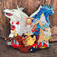 Spiritual Connections pins by Kingdesigns26 featuring symbolic designs on metal pins for spiritual or inspirational expression.