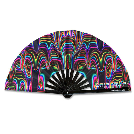 OG Drip Glow Fan by Drip Drop Labs, showcasing a stylish fan with glowing LED features and unique drip design.