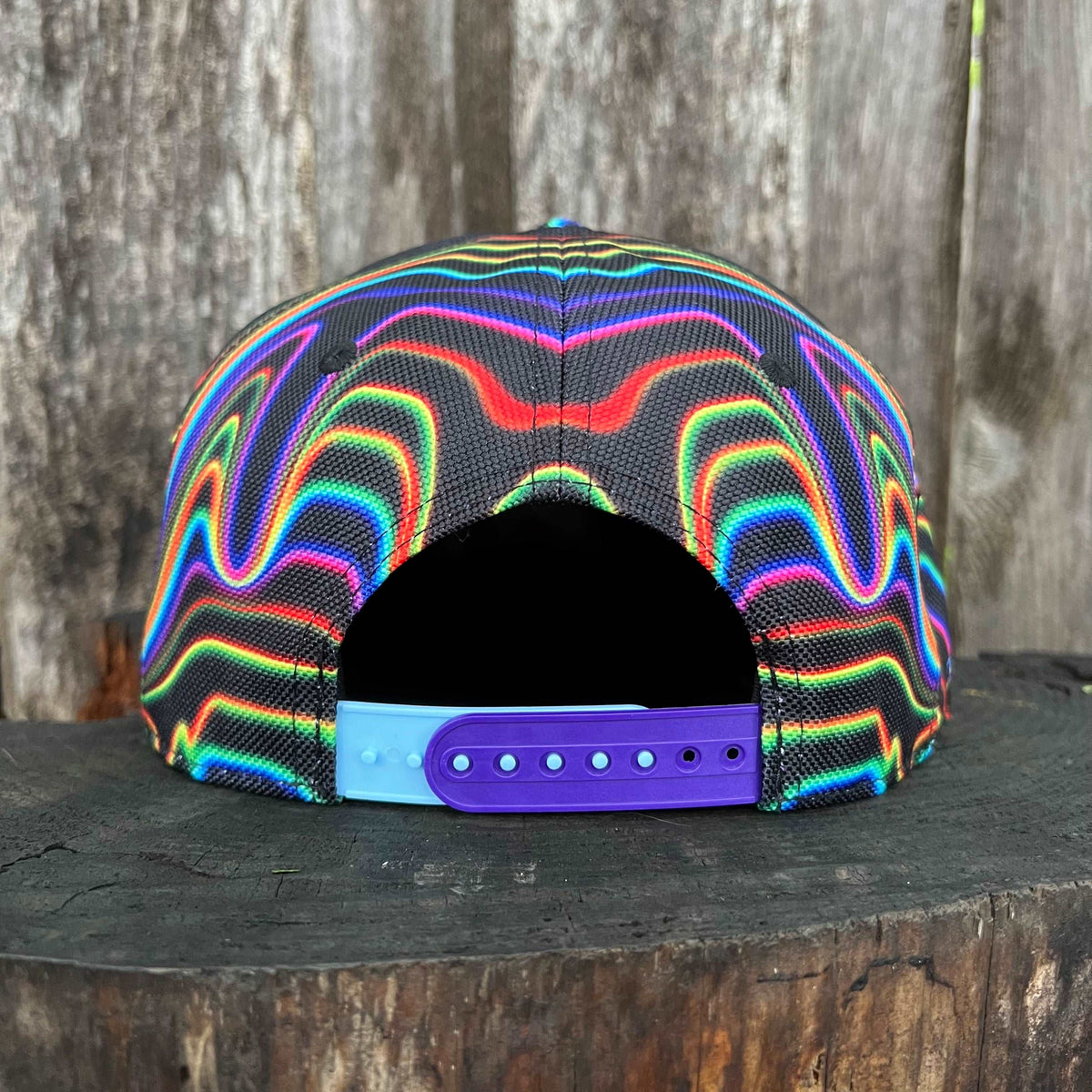 Drip Drop Labs snapback hat in black with embroidered logo, adjustable brim, and classic baseball cap style.