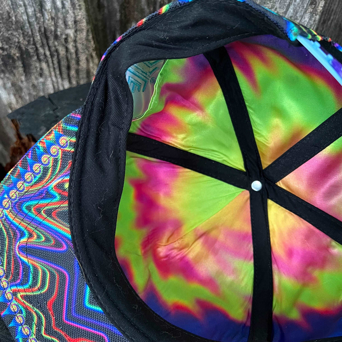 Drip Drop Labs snapback hat featuring a structured design with adjustable strap and bold logo embroidery on the front.