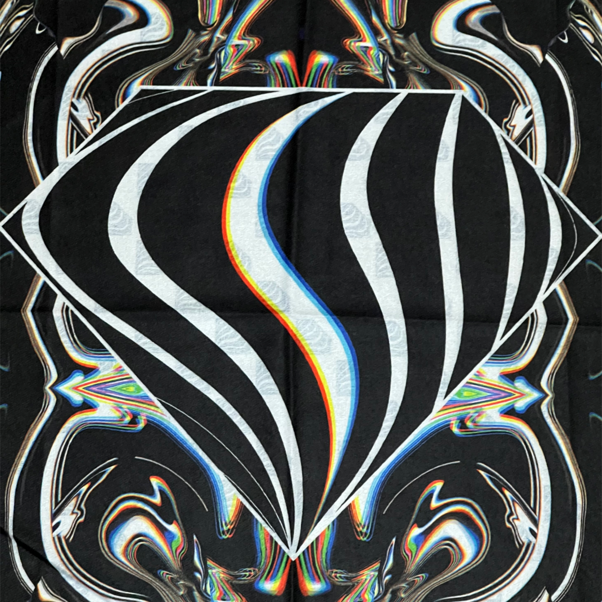 Drip Drop Labs Super Future Pashmina scarf in soft fabric with intricate woven pattern, stylish and cozy accessory.