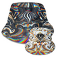 Reversible bucket hat by Drip Drop Labs featuring a bold, colorful pattern and wide brim for sun protection and style.