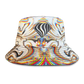 Reversible Super Future V2 bucket hat by Drip Drop Labs, stylish hat with vibrant and reversible design.