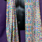 Drip Drop Labs Vibrationz Pashmina scarf featuring soft, luxurious fabric with vibrant color and intricate pattern details.