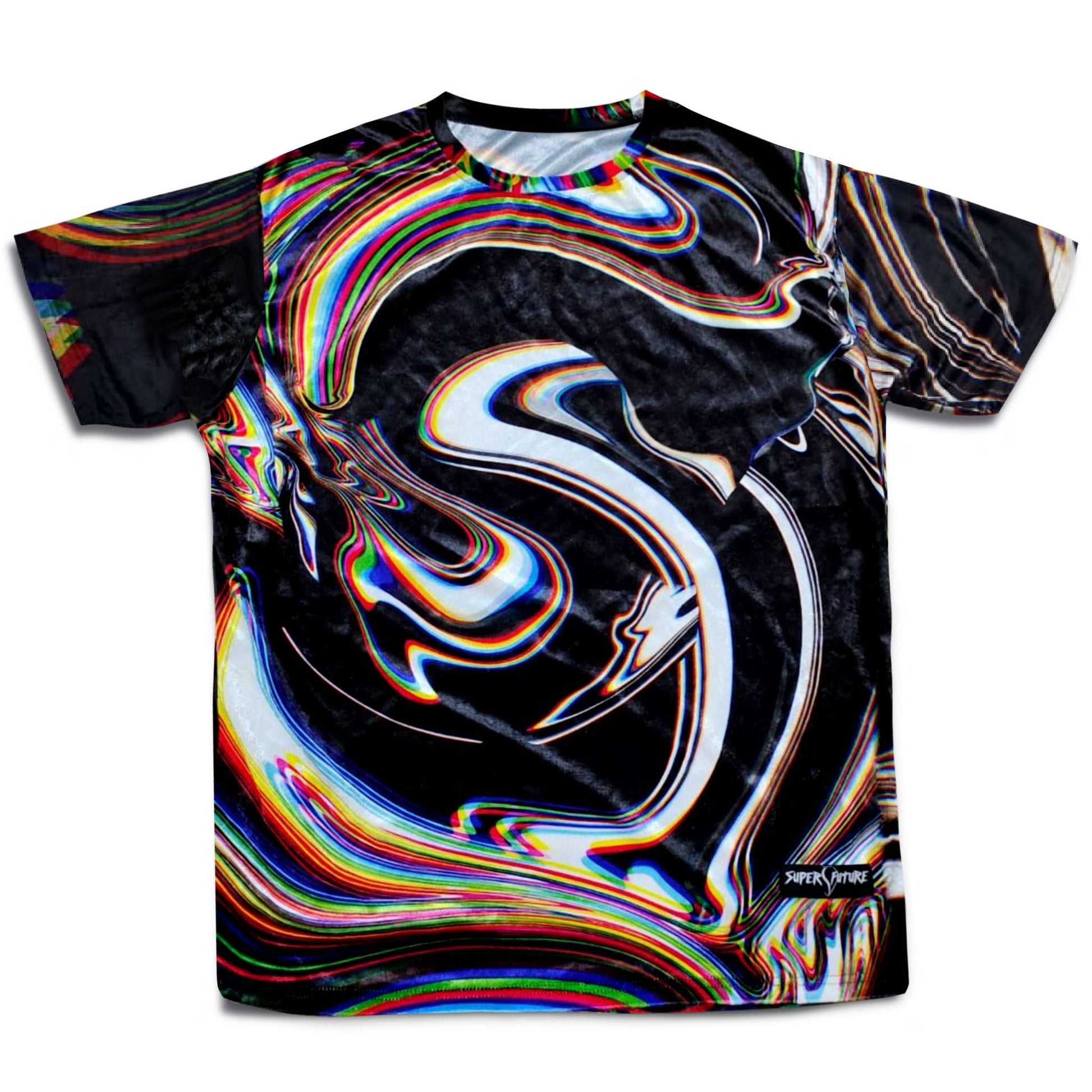 Super Future - Black Crushed Velvet Shirt