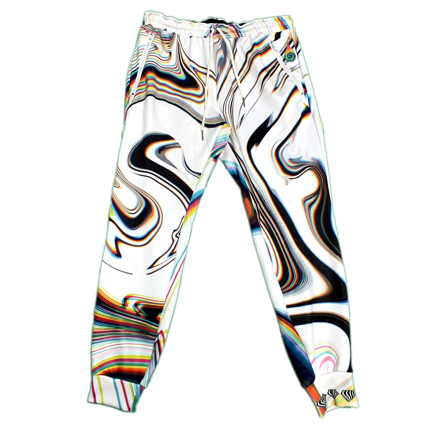 Super Future - White Joggers - Drip Drop Labs