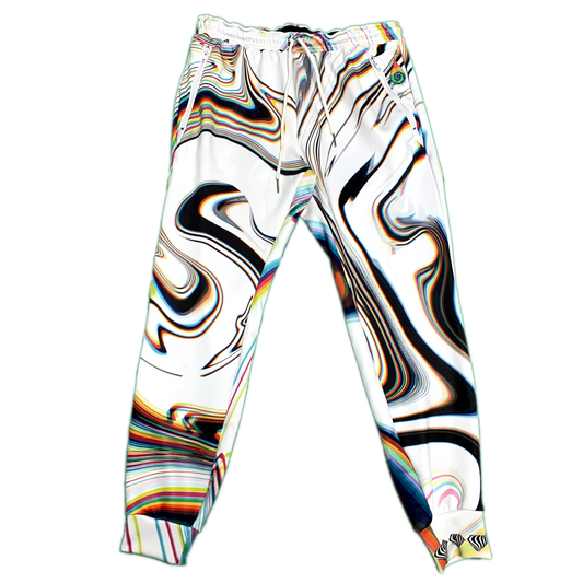 Super Future - White Joggers - Drip Drop Labs