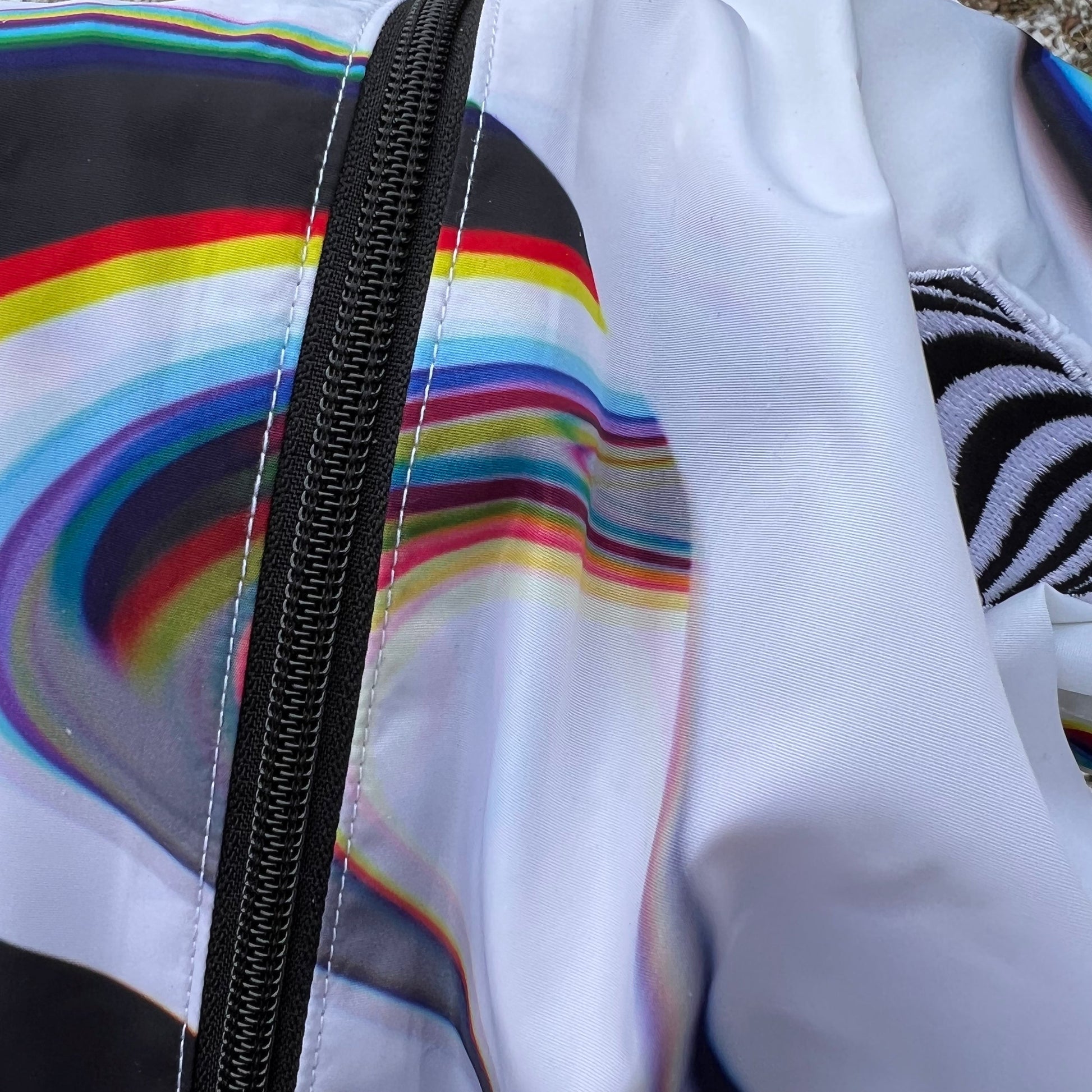 Super Future - White Windbreaker - Drip Drop Labs