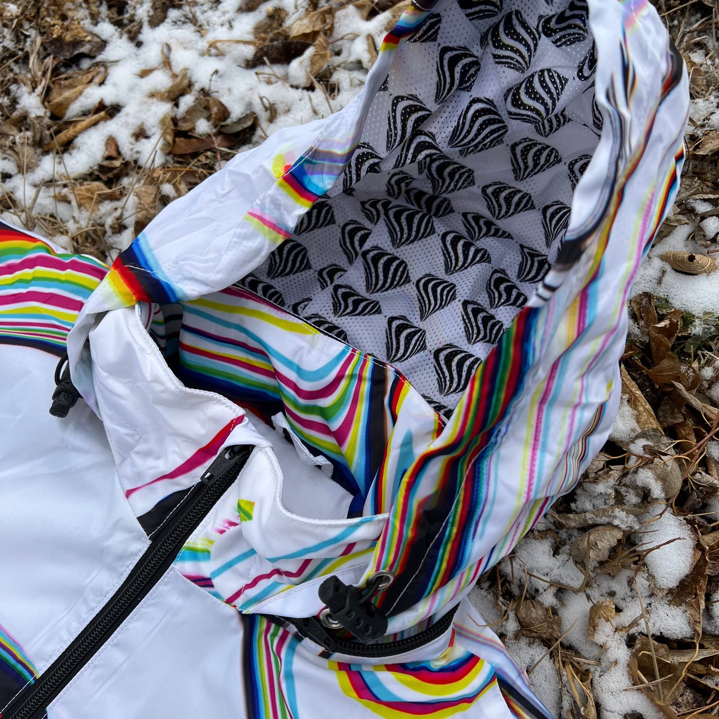 Super Future - White Windbreaker - Drip Drop Labs
