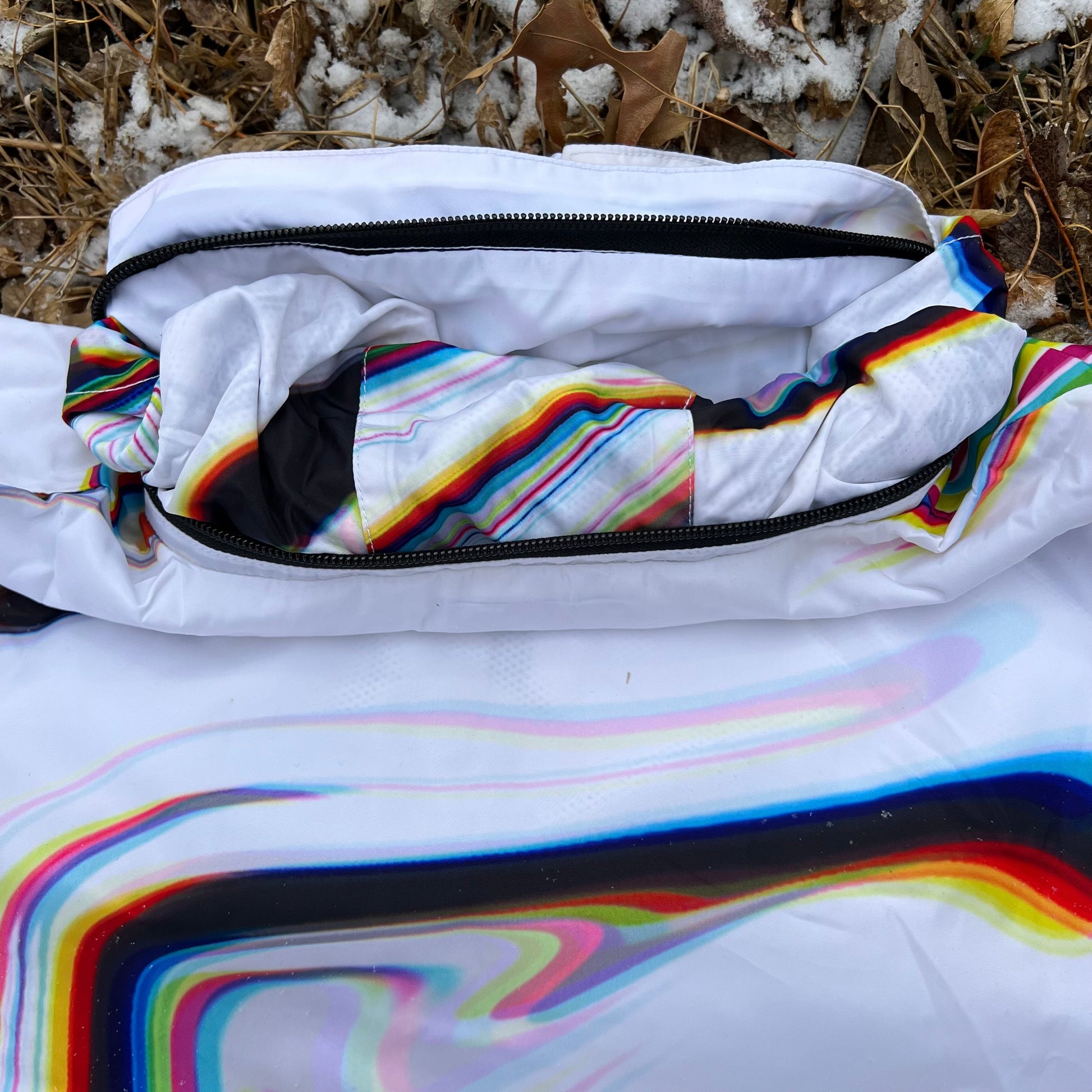 Super Future - White Windbreaker - Drip Drop Labs