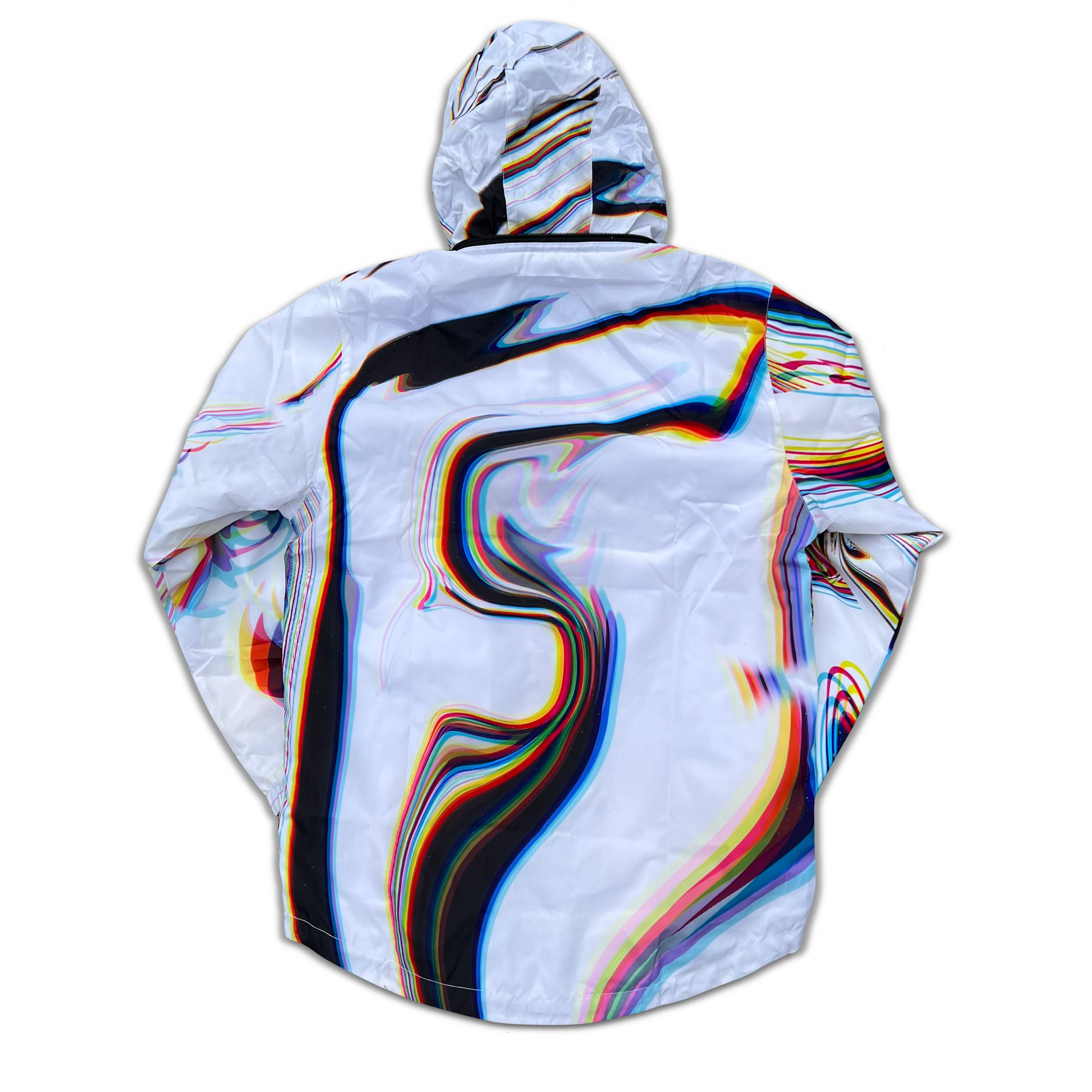 Super Future - White Windbreaker - Drip Drop Labs