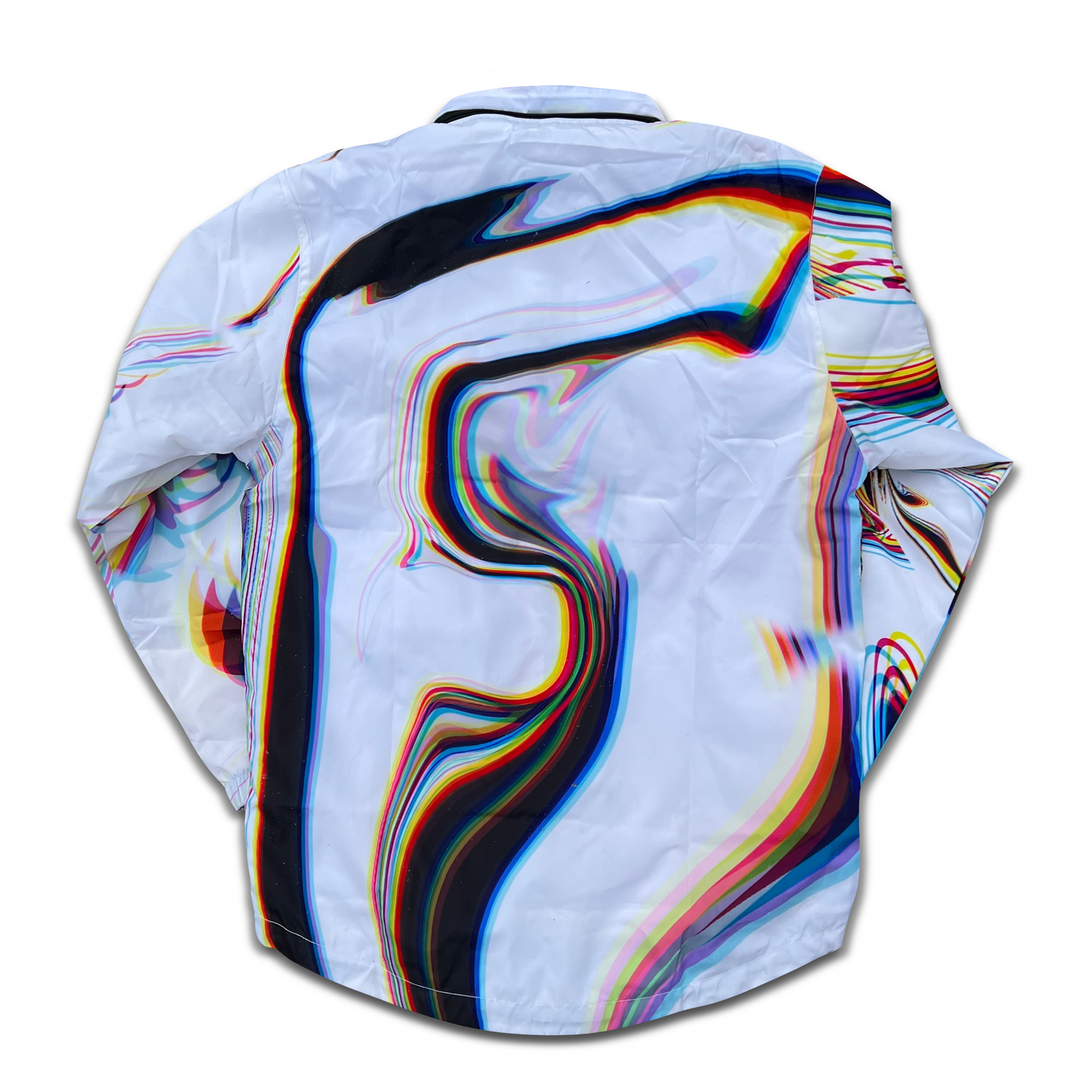 Super Future - White Windbreaker - Drip Drop Labs