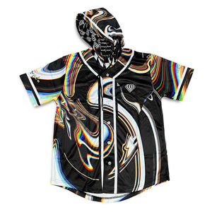 Hooded baseball deals jersey