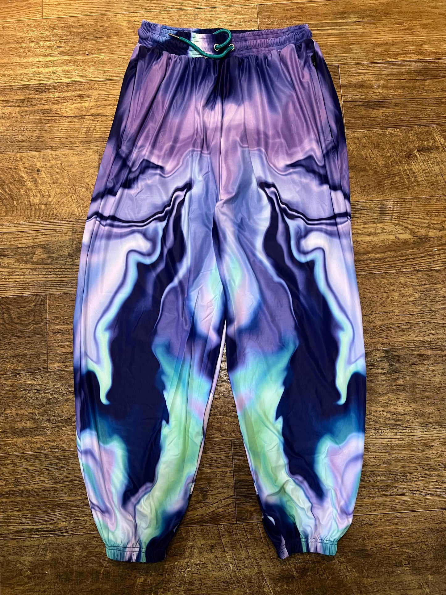 Purple Drip - Parachute Pants