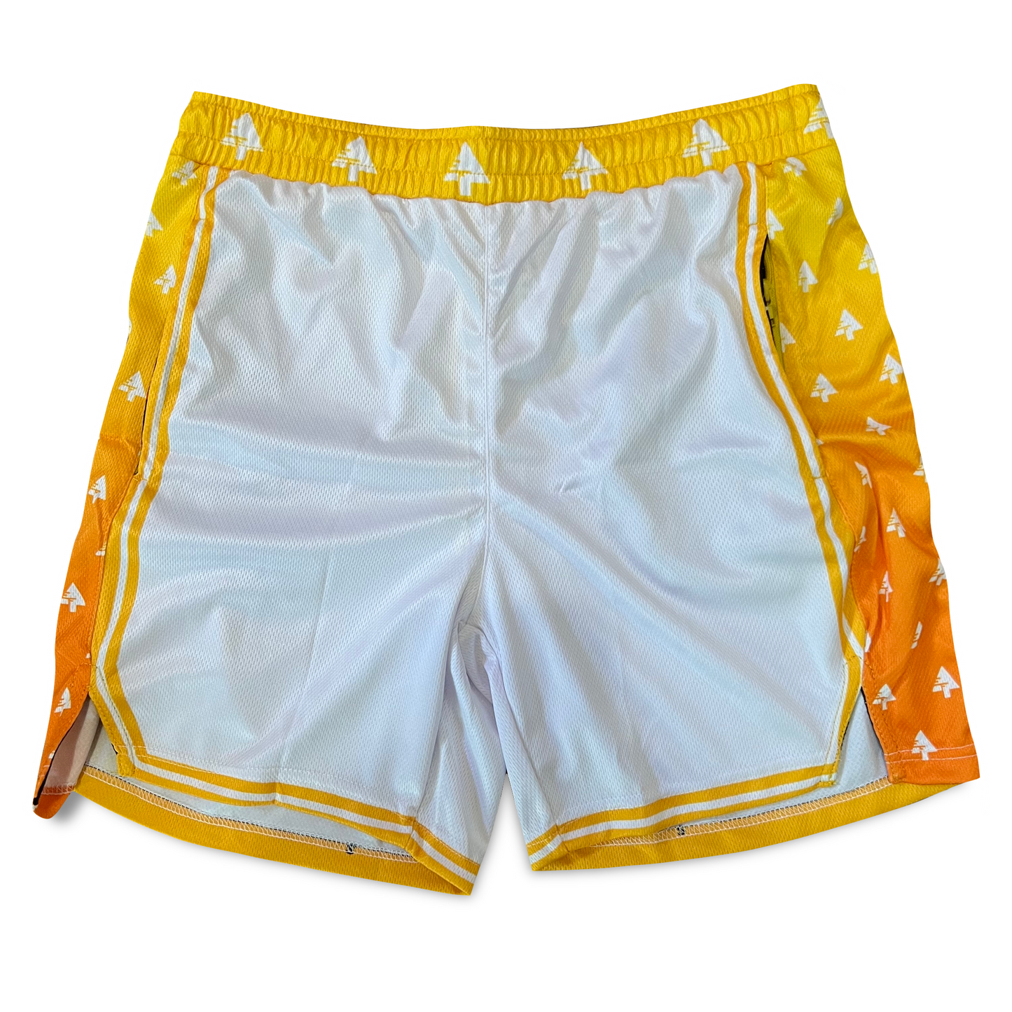 Zen Forest Orange - Basketball Shorts