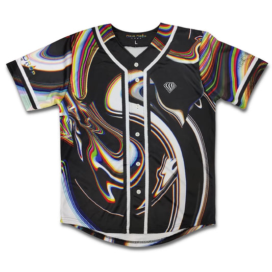 Super Future - Black Baseball Jersey - Drip Drop Labs