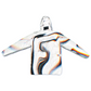 White winter coat by Drip Drop Labs, Super Future collection, featuring a stylish, insulated coat for cold weather.